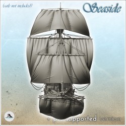 Sail boat Caravel (3)