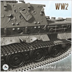 Sturmtiger 38 cm RW61 (damaged version)