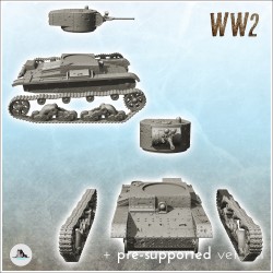 T-26 M1933 (damaged version)
