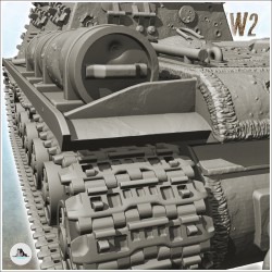 SU-152 (version endommagée au combat)