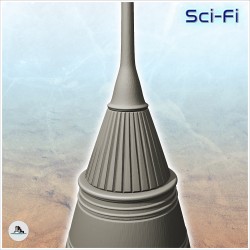 Supply rocket with spire (1)