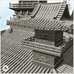 Asian palace with five towers and large roof (28)