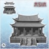 Large asian temple with platform with railings and access stairs (32)
