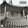 Asian hexagonal pagoda with two floors (33)