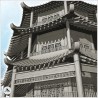 Asian hexagonal pagoda with two floors (33)