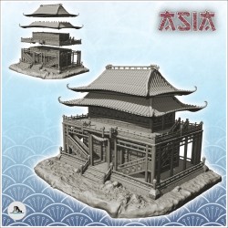 Big asian building with...
