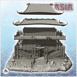 Big asian building with double access stairs (36)