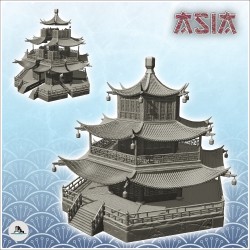 Temple asiatique sur...