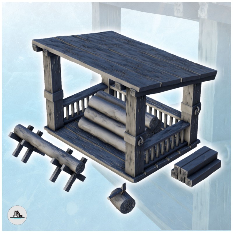 Logger's platform with accessories (2)