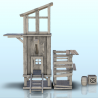 Wooden outpost with platform and access door (1)