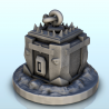 Metal chest with spikes on base (2)
