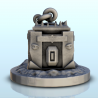 Metal chest with spikes on base (2)