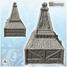 Medieval building with very high roof and entrance canopy (7)