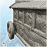 Caravane à colombages sur roues avec terrasse à cordes (9)