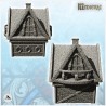 High roofed building with stone terrace and chimney (23)