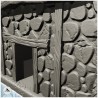 Bâtiment carré à toit en vague et murs en pierre (26)