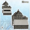 Large medieval half-timbered building with wooden terrace and annex (29)