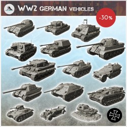 Pack de véhicules Allemands (2nde GM)