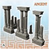 Set de colonnes antiques en ruine (1)