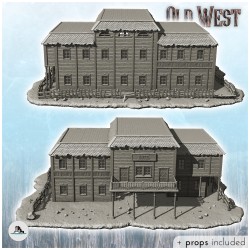Large western hotel with central balcony and floor (+ props) (24)