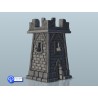 Medieval tower with cannons