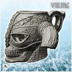 Mug avec crâne de viking (27)