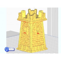Medieval tower with cannons |  | Hartolia miniatures