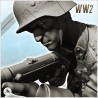 Soldat d'assaut allemand courant avec MP38 (3)