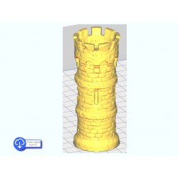 Medieval rounded defense tower |  | Hartolia miniatures