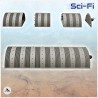 Long corrugated iron shed with accessory (22)