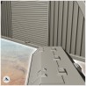 Long corrugated iron shed with accessory (22)
