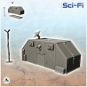 Futuristic command post with antenna and lamp post (24)