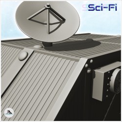 Poste de commandement futuriste avec antenne et lampadaire (24)