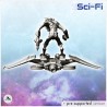 Alien warrior on flying wing (16)