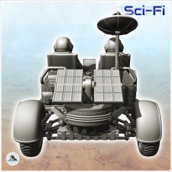Rover d'exploration planétaire avec deux astronautes (2)