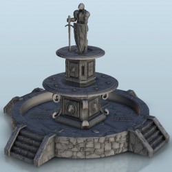 Fontaine à statue