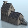 House wth stair 38 |  | Hartolia miniatures