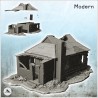 Modern house with tin roof and external chimney (ruined version) (props included) (9)