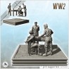 Scène d'interrogatoire avec soldat et officier allemands (7)