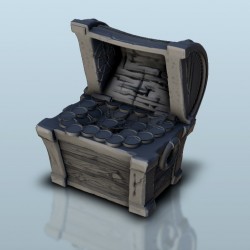 Opened chest