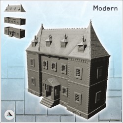 Grande maison moderne avec...