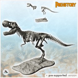 T-Rex dinosaur skeleton with open mouth (1)