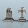Set of tombstones |  | Hartolia miniatures