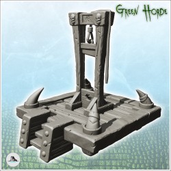 Set of orc spike guillotine...
