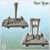 Set of orc spike guillotine with wooden platform (3)