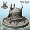 Chaos building with roof horns and ladder on base (9)