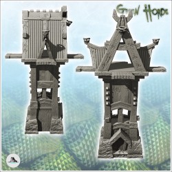 Wooden and stone chaos tower with large open platform (11)