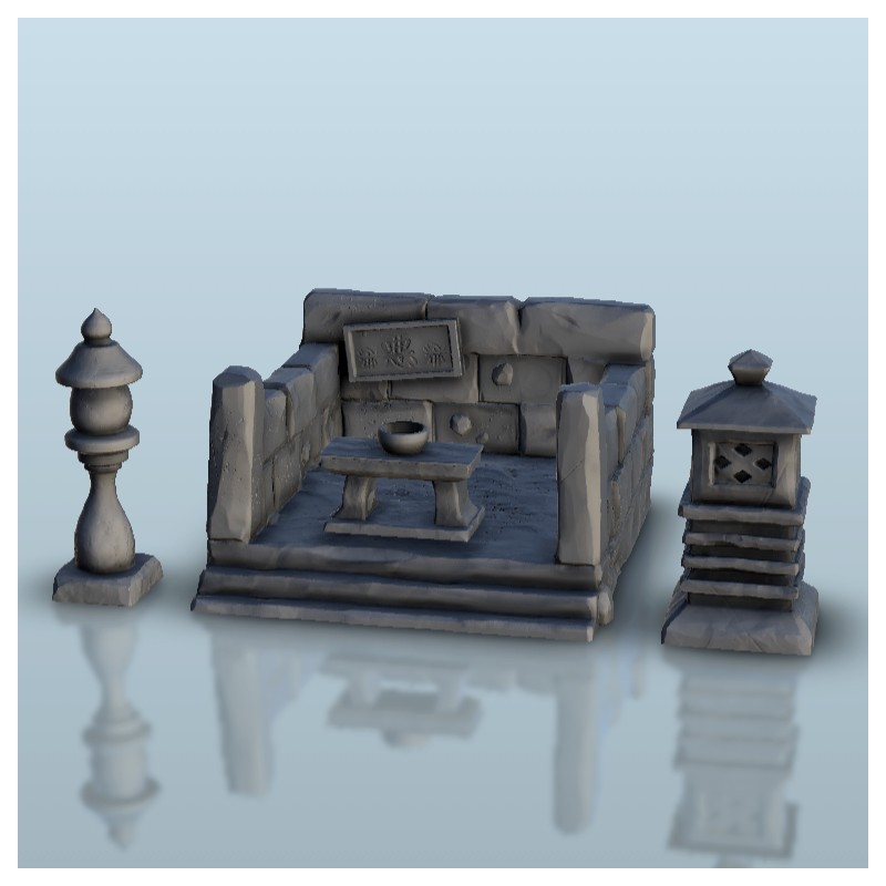 Oriental tombstone set |  | Hartolia miniatures