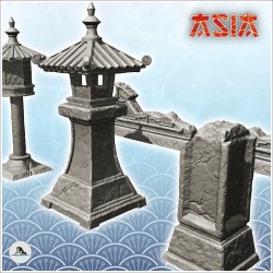 Asian outdoor decoration set (6)