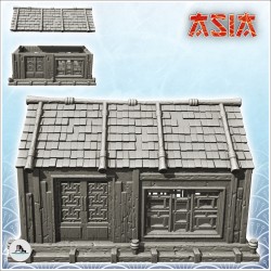 Asian stone building with large windows (21)